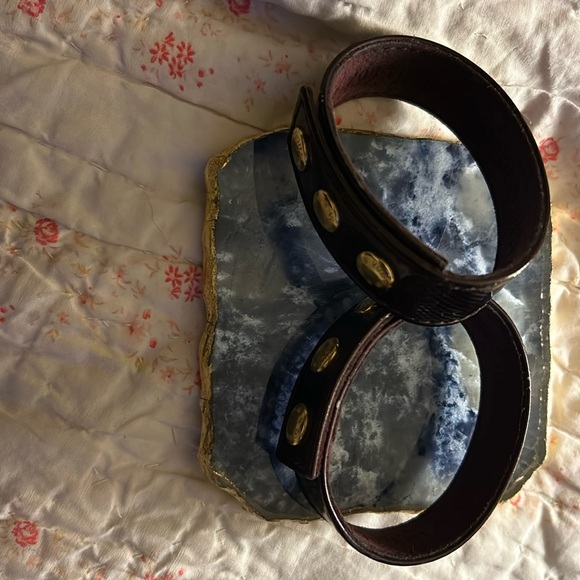 Louis Vuitton Bracelets. Can be worn separate or snapped together. Sm-Med Size. - Picture 2 of 13